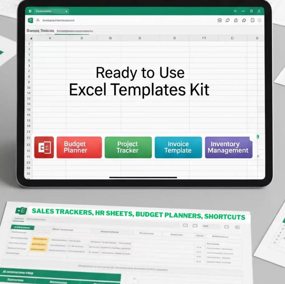 Méga pack de plus de 5 500 modèles Excel – Prêt pour le budget et les affaires !