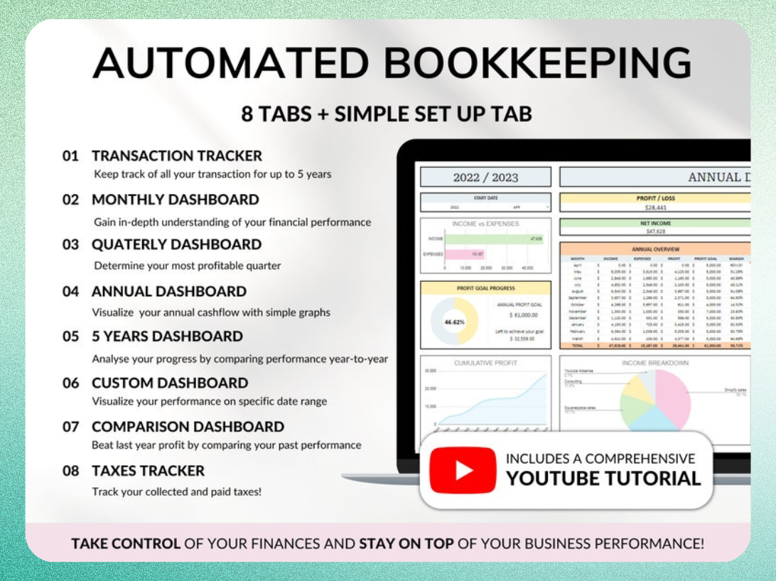 Ultimate Small Business Bundle Templates - Google Sheet + Ms Excel