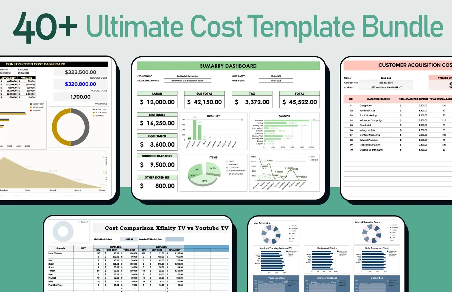 5500+ Excel Templates Mega Bundle – Budget & Business Ready!