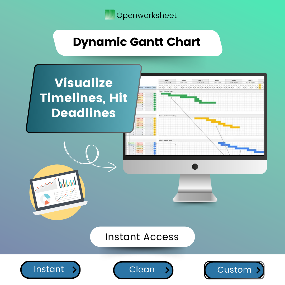 All-in-One Project Management Template for Google Sheets