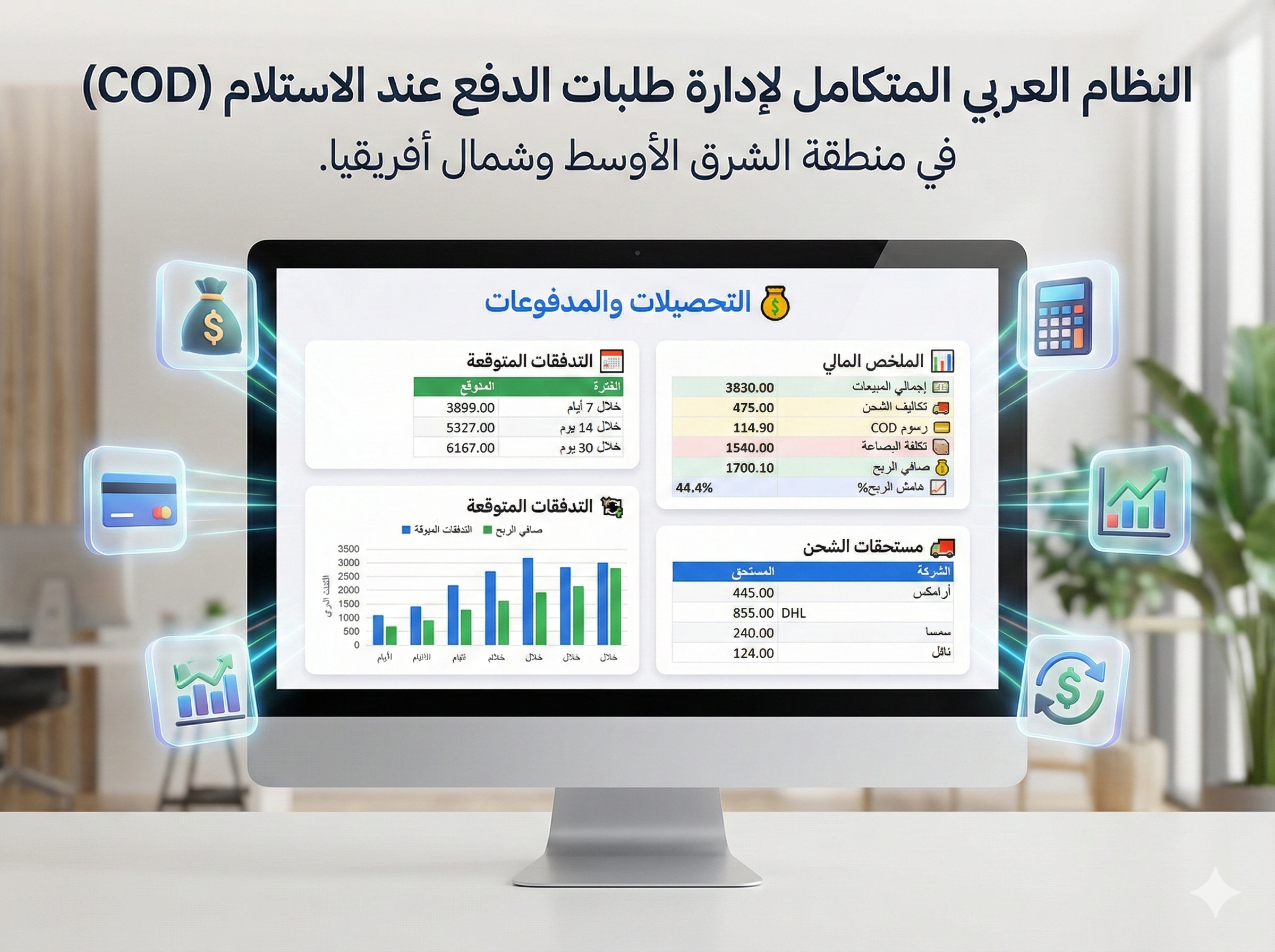 النظام الشامل لإدارة التجارة الإلكترونية (COD Pro System) - نسخة Google Sheets المؤتمتة