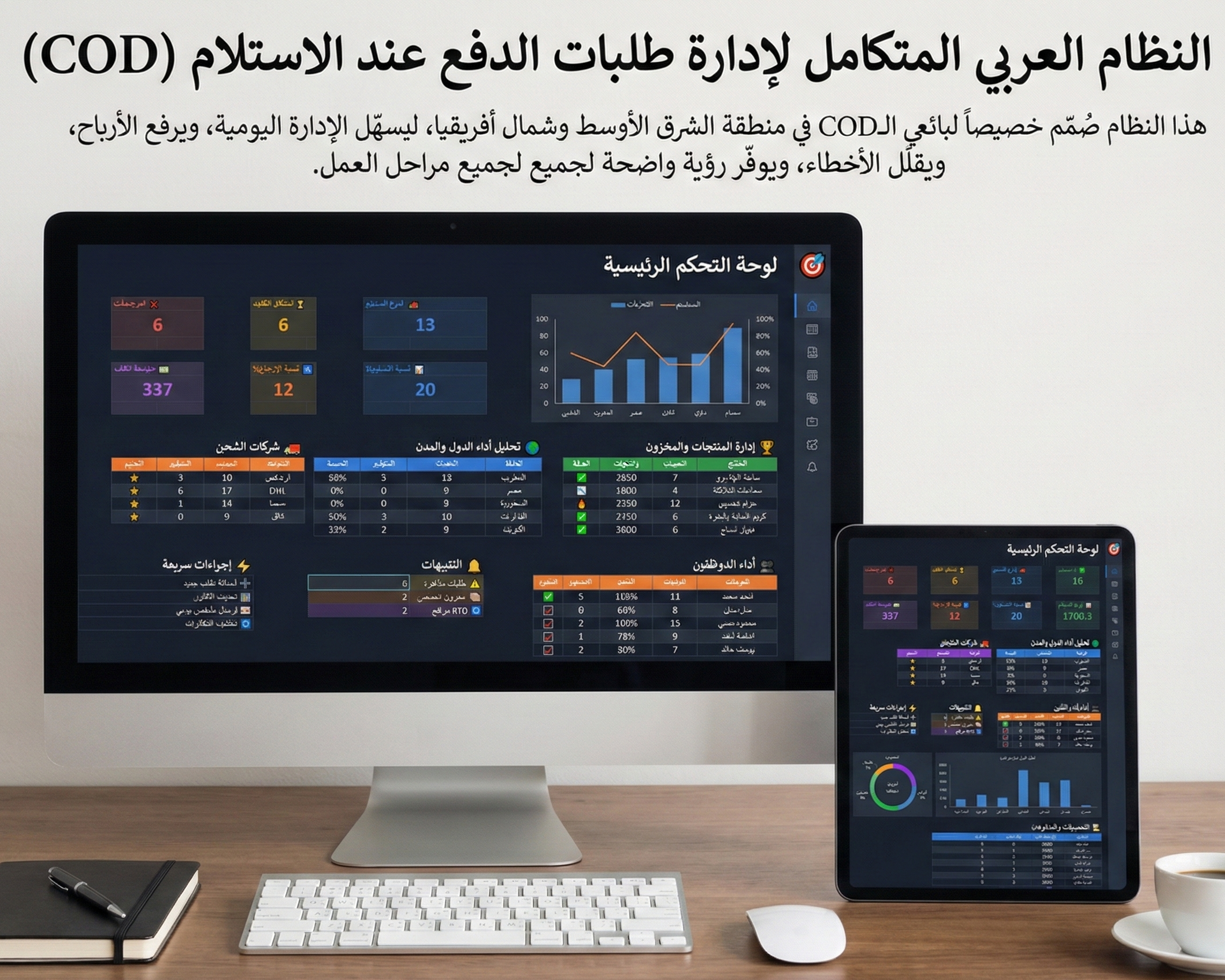 النظام الشامل لإدارة التجارة الإلكترونية (COD Pro System) - نسخة Google Sheets المؤتمتة