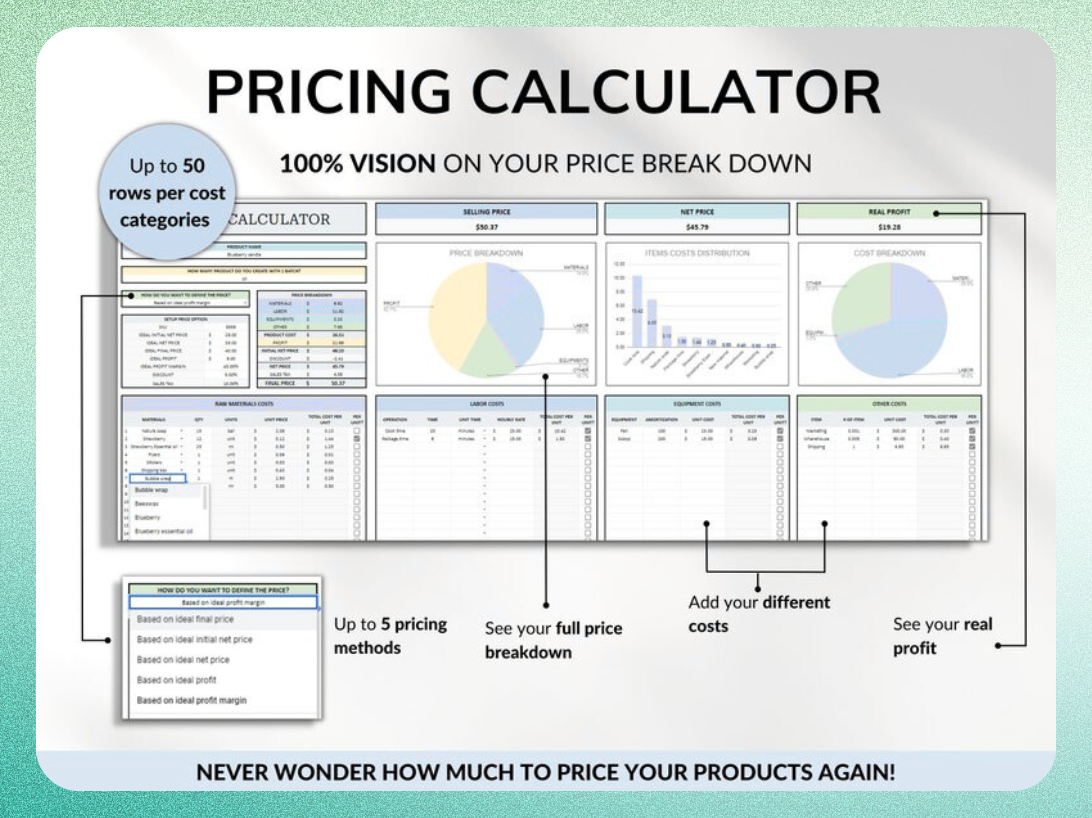 Ultimate Small Business Bundle Templates - Google Sheet + Ms Excel