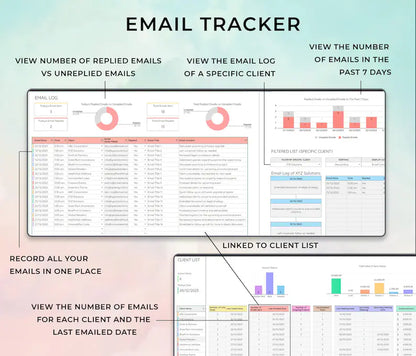 Ultimate Client Tracker CRM Template – Google Sheet & Ms Excel Versions